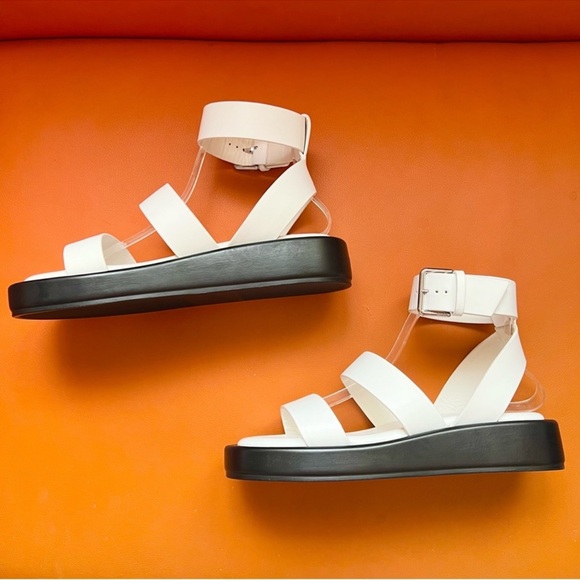 New! BOSS “Scarlet” Chunky Gladiator Leather Platform Sandals - Picture 10 of 13